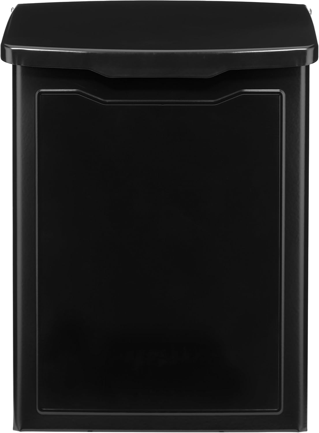 Architectural Mailboxes 2681B Black Marina Wall Mount Mailbox, Small | Galvanized steel build for outside with weather-resistant outdoor construction and a rust-resistant powder-coat finish.