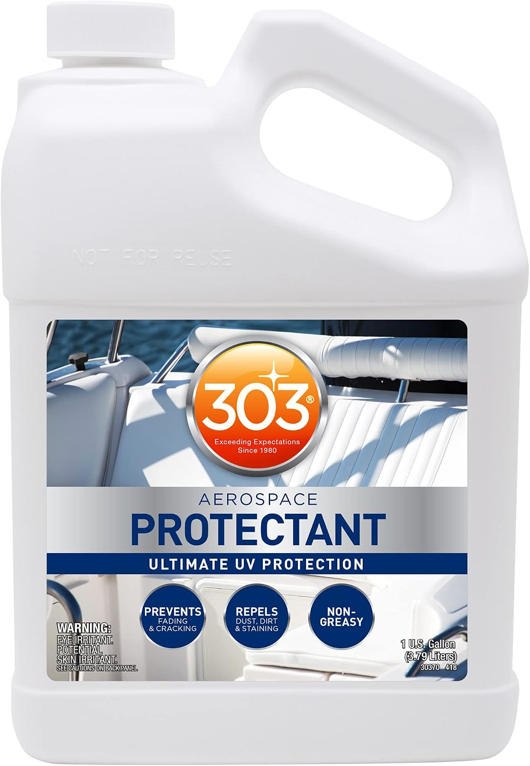 303 Products Marine Aerospace Protectant – UV Protection – Repels Dust, Dirt, & Staining – Smooth Matte Finish – Restores Like-New Appearance – 10 Fl. Oz. (30305)