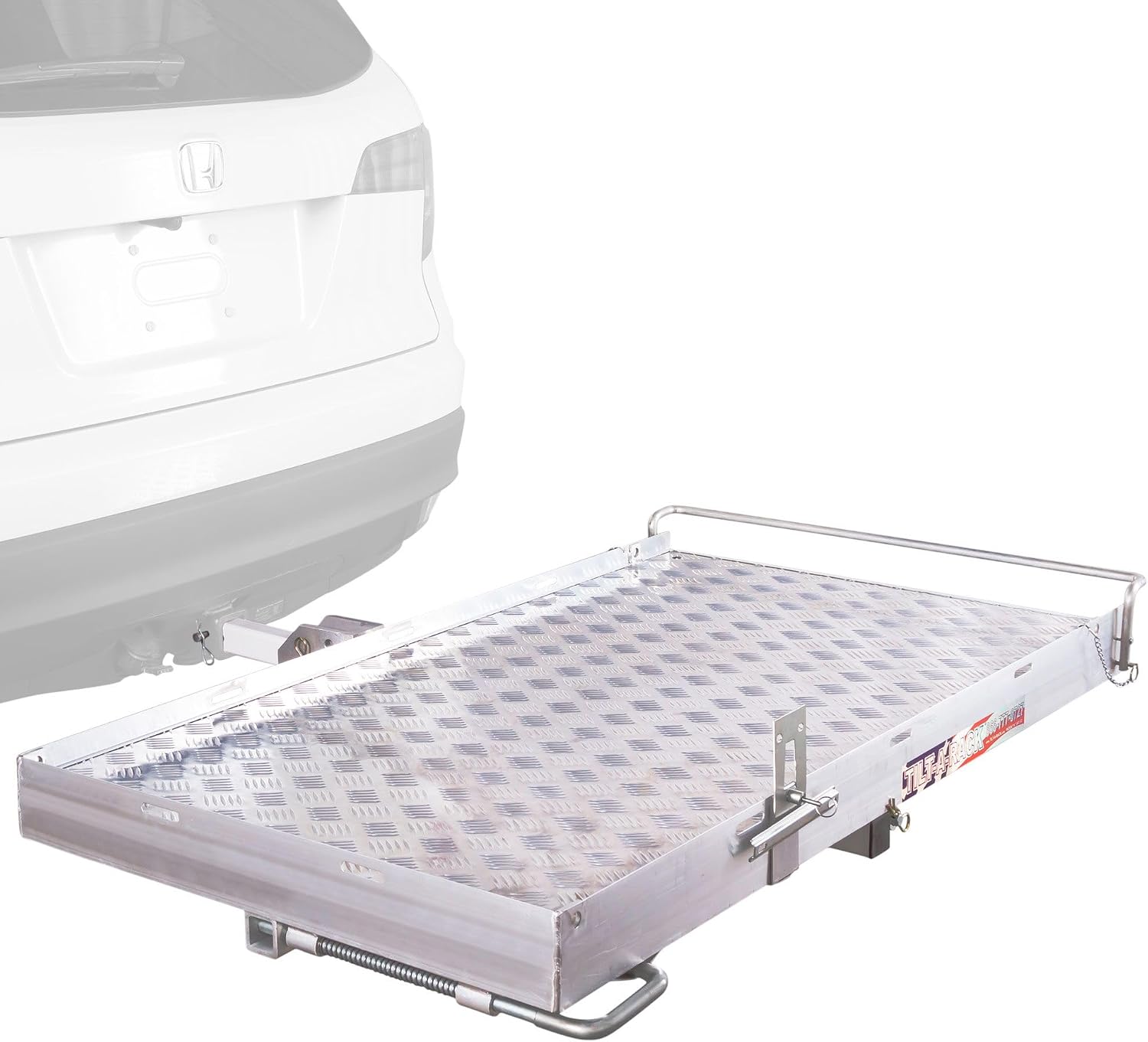 Hitch Wheelchair Carrier, 500 lb Cap, Tilt-A-Rack by Silver Spring
