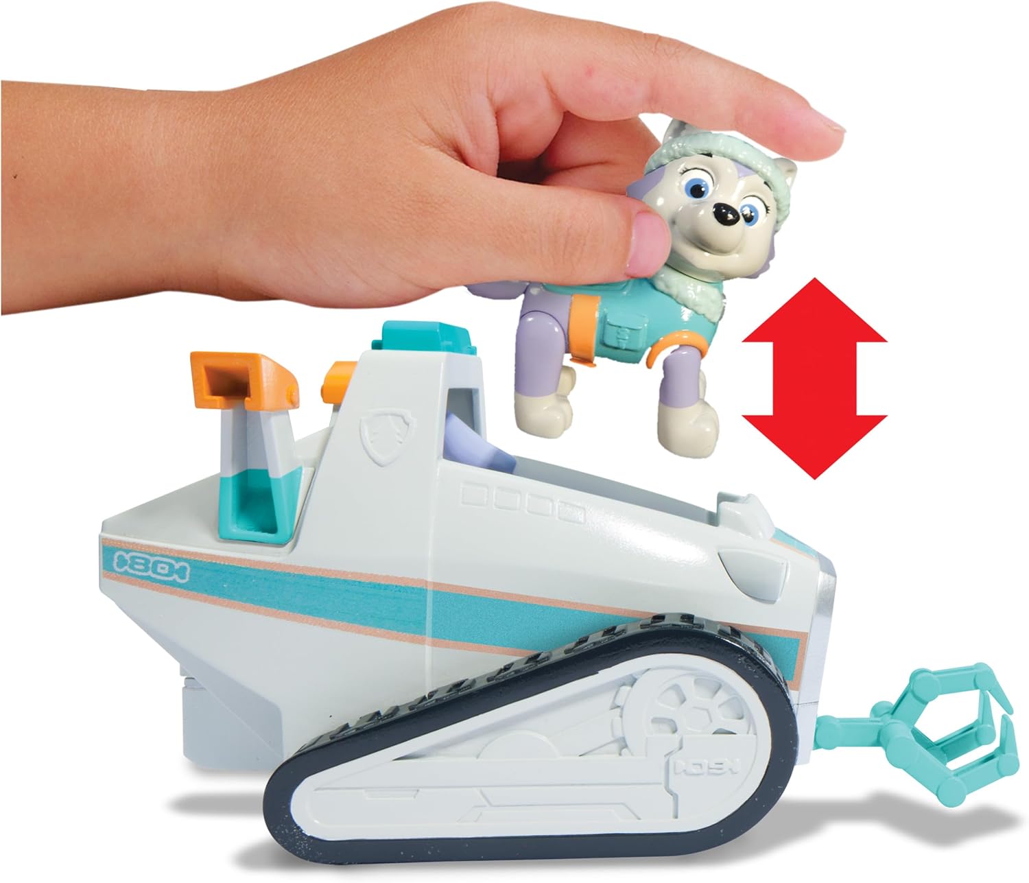 Paw Patrol Everest's Rescue Snowmobile, Vehicle and Figure