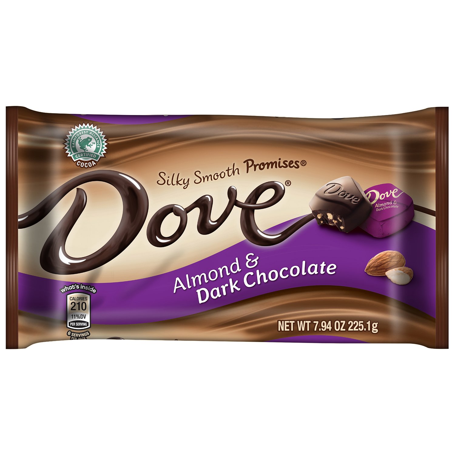 Dove Promises Almond and Dark Chocolate Candy 7.94-Ounce Bag