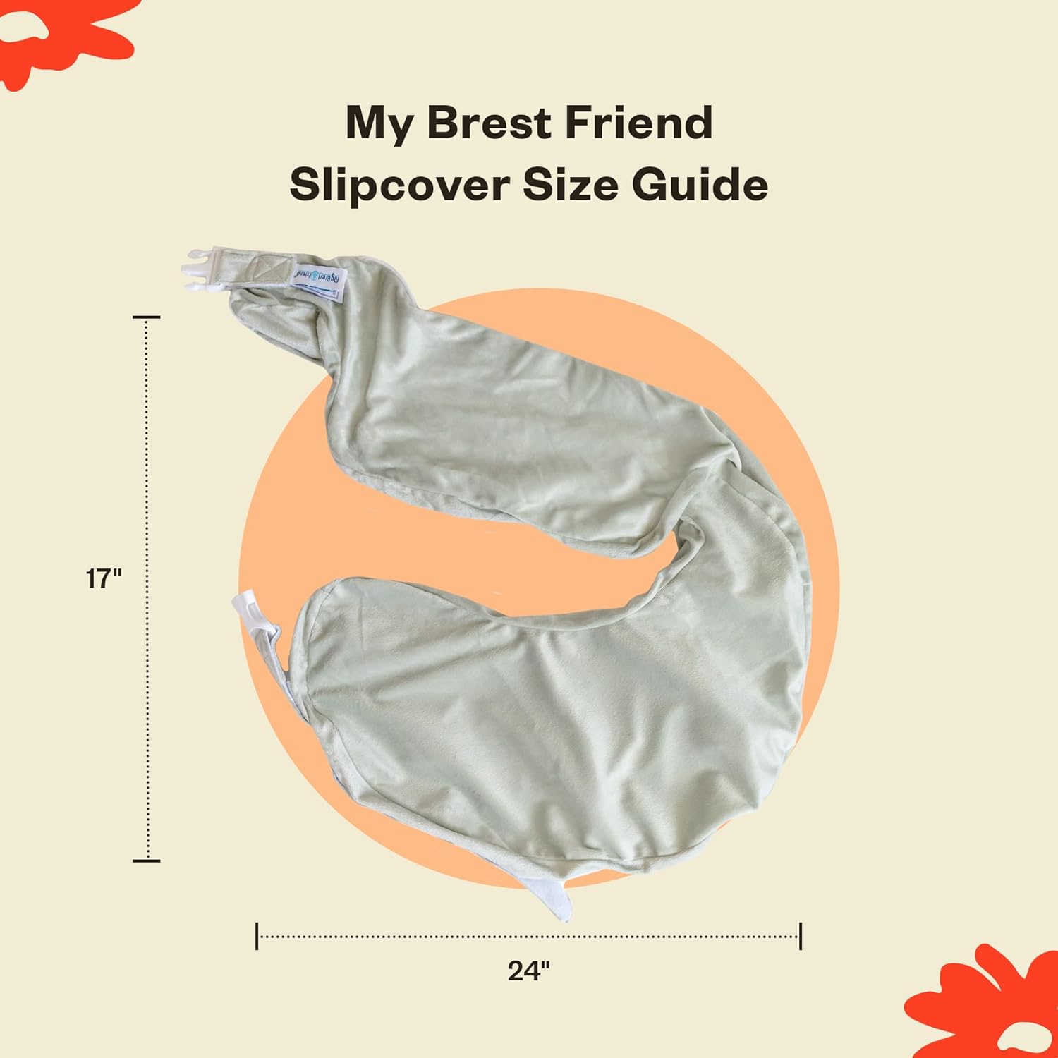 My Brest Friend Super Deluxe Nursing Pillow - Platinum
