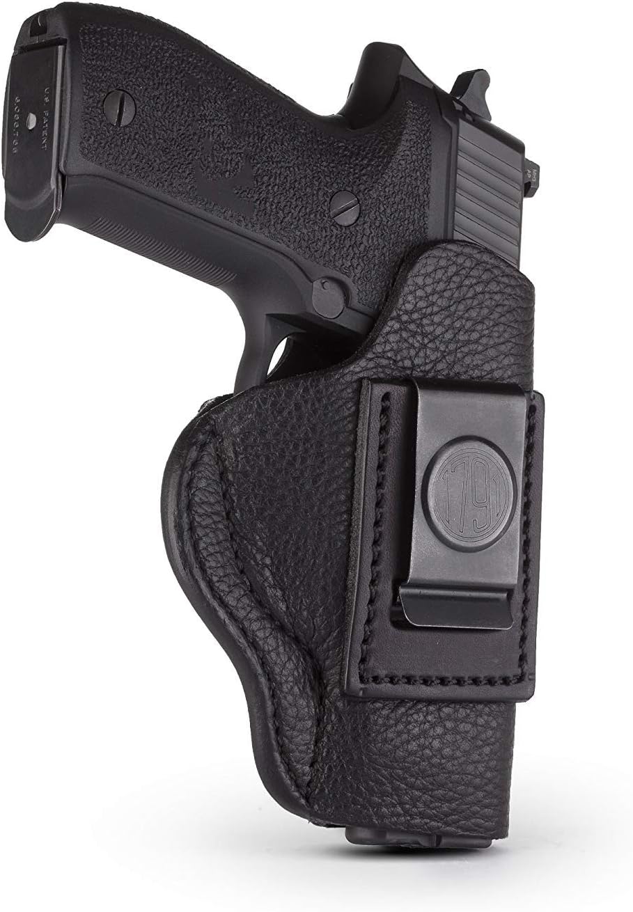 1791 Gunleather IWB Holster Fits Sig P226, P229, P220, P228, P239, P320c | Right-handed soft leather holster also fits S&W M&P Shield, Ruger SR9, SR40