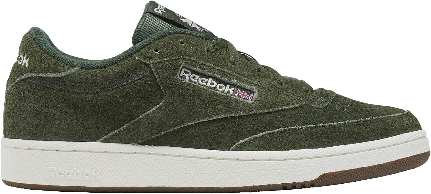 Reebok Club C 85 Mens Tennis Shoes, Casual Fashion White Sneakers for Men