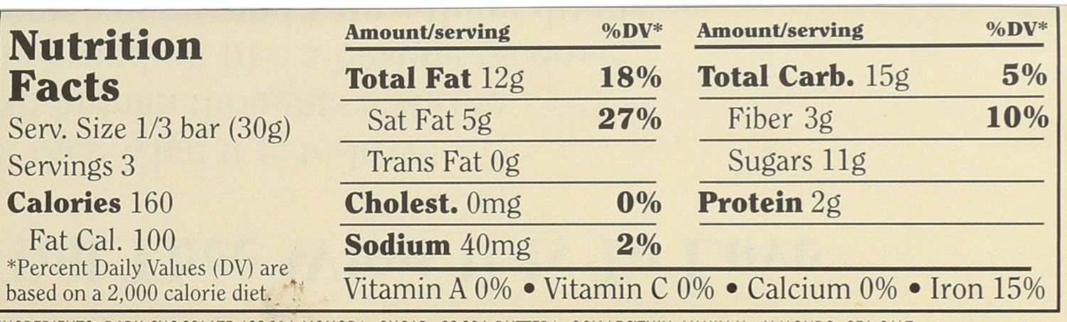 Chocolove Almonds and Sea Salt in Dark Chocolate, 3.2 oz