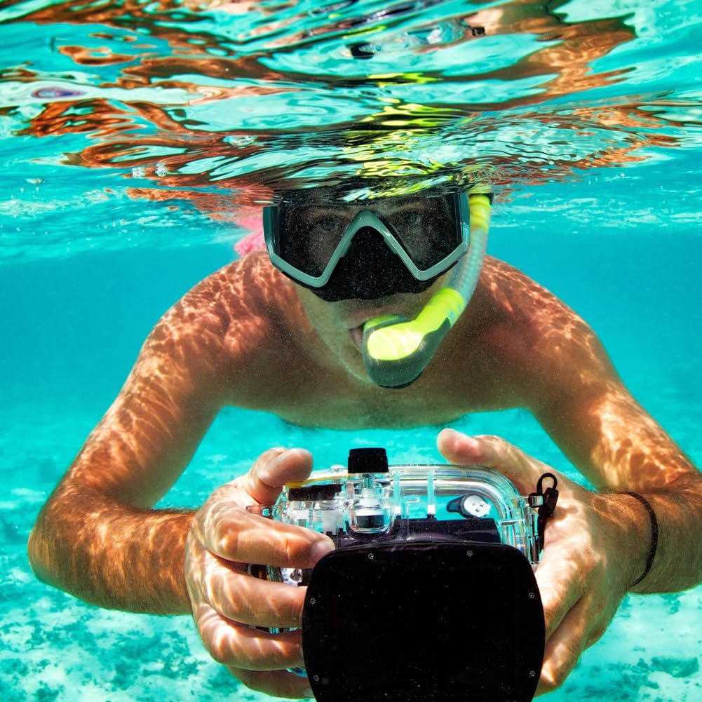 Adult Pano 3 Scuba Diving Mask, Tempered Glass Snorkel Mask Anti-Fog Swim Mask No Leakage Swim Goggles with Nose Cover Snorkeling Gear for Snorkeling