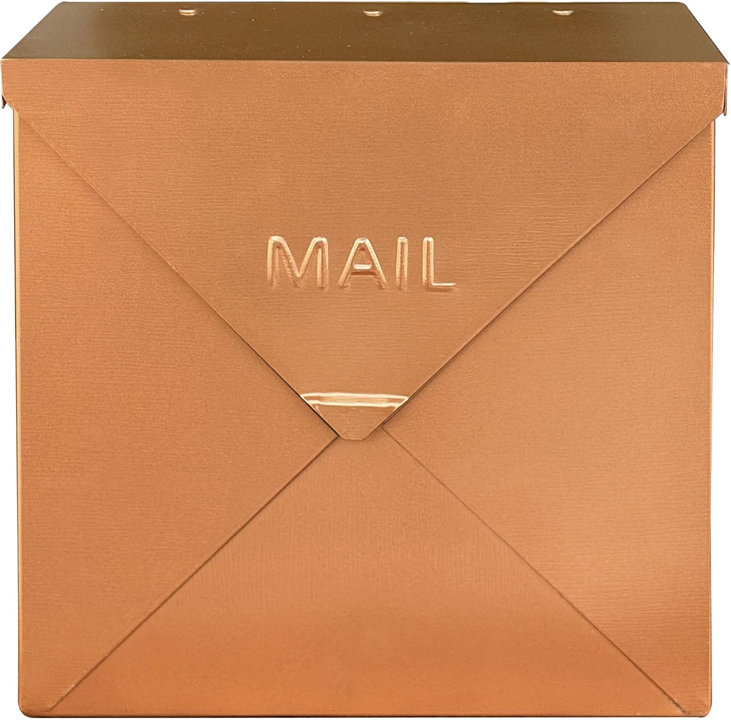NACH Mailboxes for Outside Wall Mount, 10 x 10 x 4 inch Black Mailbox, Waterproof Mailboxes for Outside - Chicago Style Mail Box