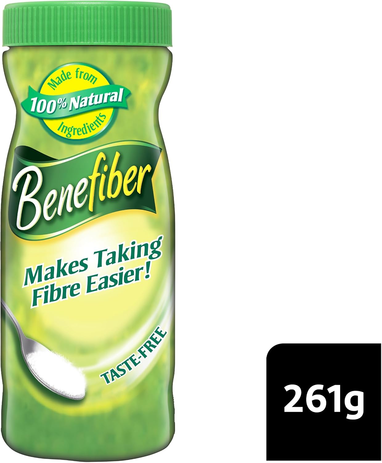 Benefiber Taste-Free, Sugar-Free Fiber Supplement Powder for Digestive Health 74 Servings 261g