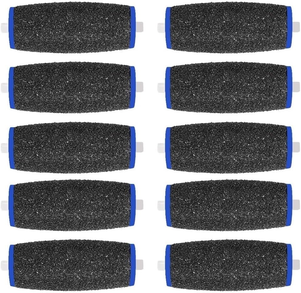 10 Pack Extra Coarse Replacement Rollers for Amope Pedi Refills Electronic Perfect Foot File Pedi Hard Skin Remover Refills