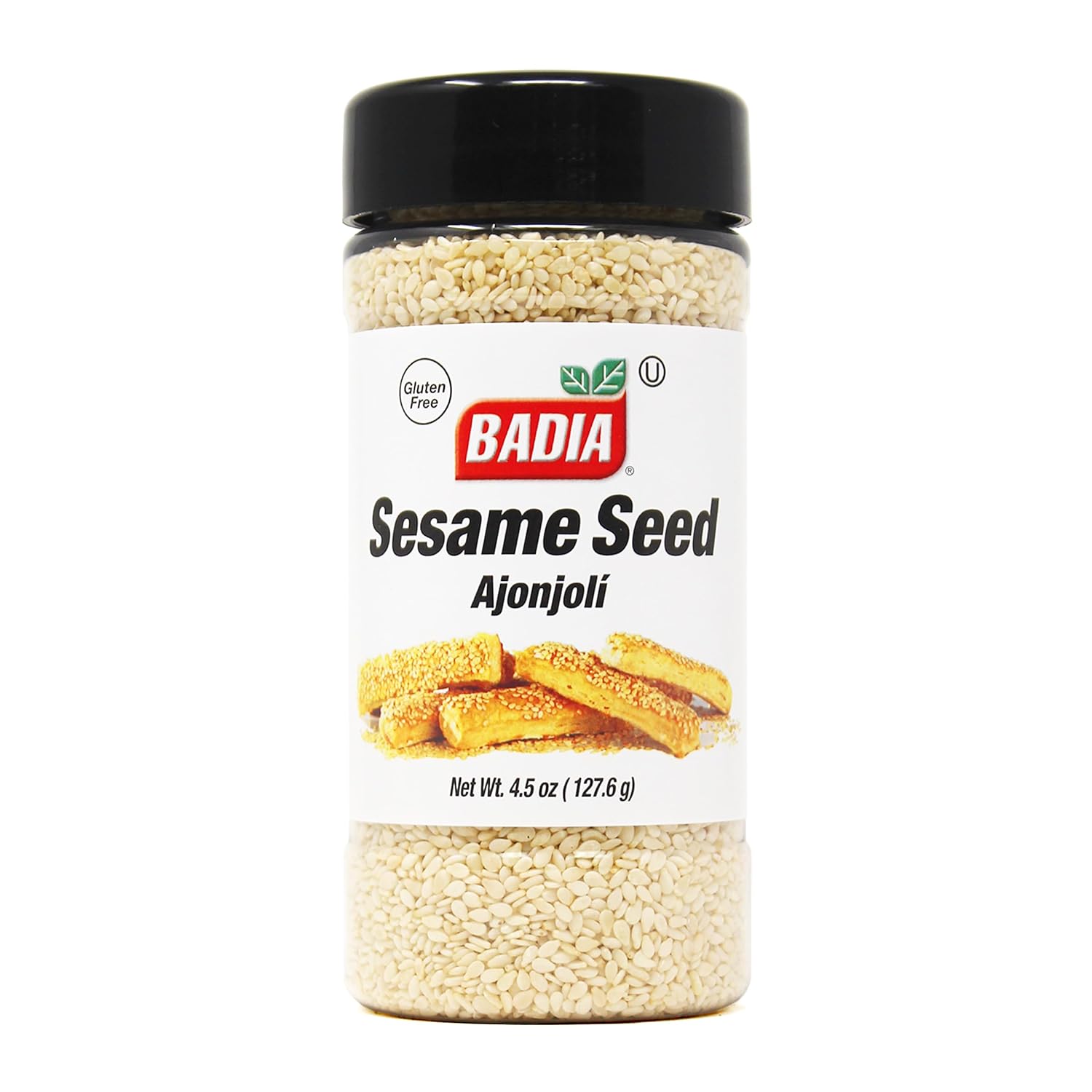 Badia Sesame Seed Hulled, 4.5 oz – Nutty Mild Flavor for Baking