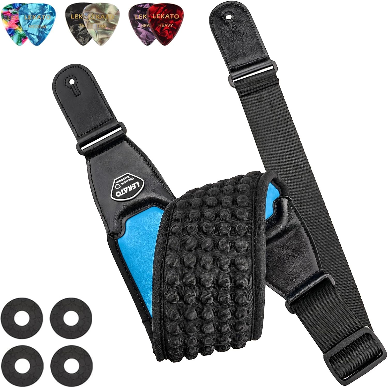 LEKATO Guitar Straps for Electric Guitar Bass