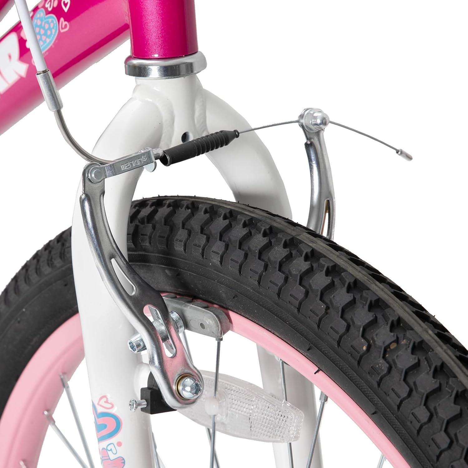 JOYSTAR Angel Girls Bike for Toddlers and Kids Ages 2-12 Years | 12-20 Inch Kids Bike with Training Wheels & Basket, 20 24“ Bicycle with Kickstand