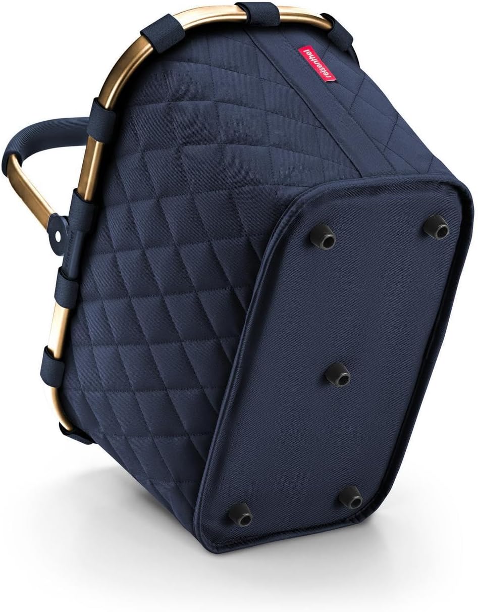reisenthel carrybag frame black/black - Sturdy shopping basket with plenty of storage space and practical inner pocket - water-repellent
