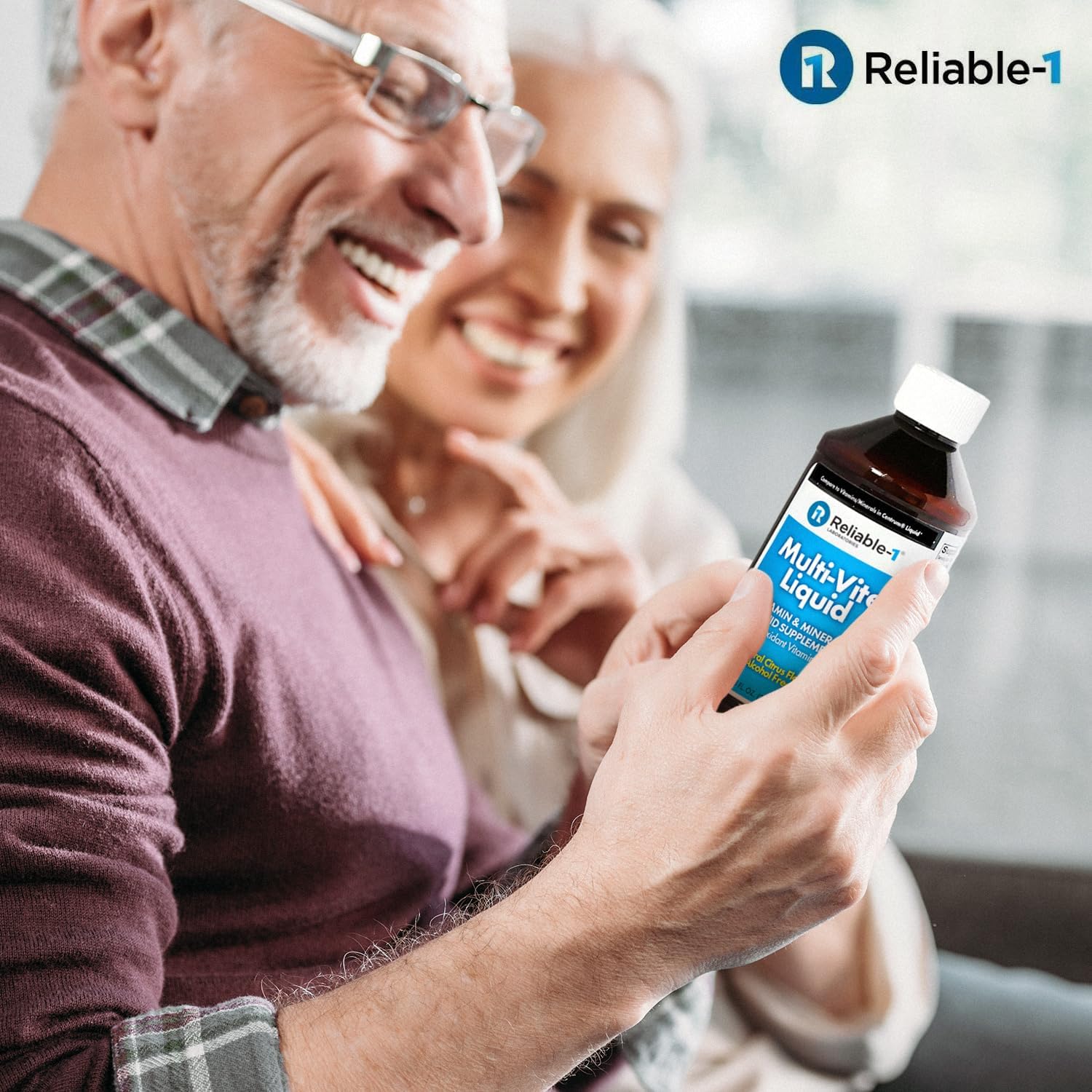 Reliable-1 Laboratories Multi-Vite Liquid Multivitamin for Adults Liquid Vitamins Antioxidant Supplement for Immunity