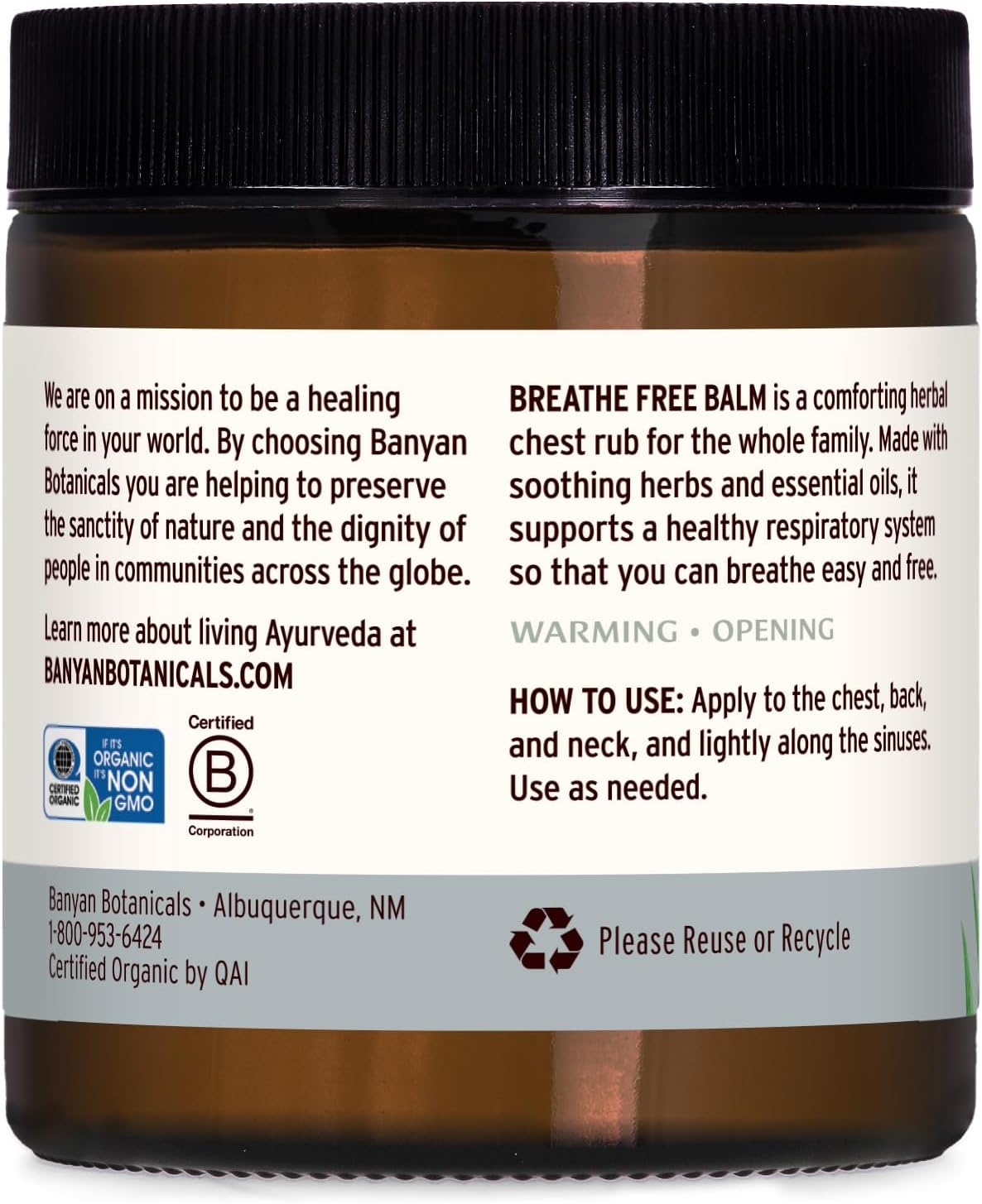 Banyan Botanicals Joint Balm – Organic Balm for Joints with Boswellia and Guggulu – for Supporting Comfortable Joints and Overall Joint Health – 4 oz – Non-GMO Sustainably Sourced Petroleum Free