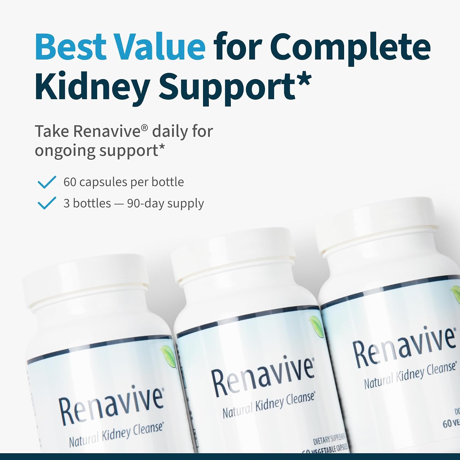 Kidney Cleanse - Premium Kidney Support Supplement with Chanca Piedra Stone Breaker - Supports Natural Cleansing & Urinary Tract Health - 60 Capsules