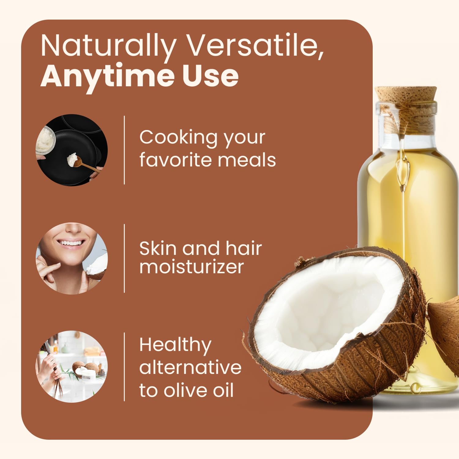 Wellsley Farms Organic Extra Virgin Coconut Oil - Unrefined, 100% Pure & Natural - Vegan, Non-GMO
