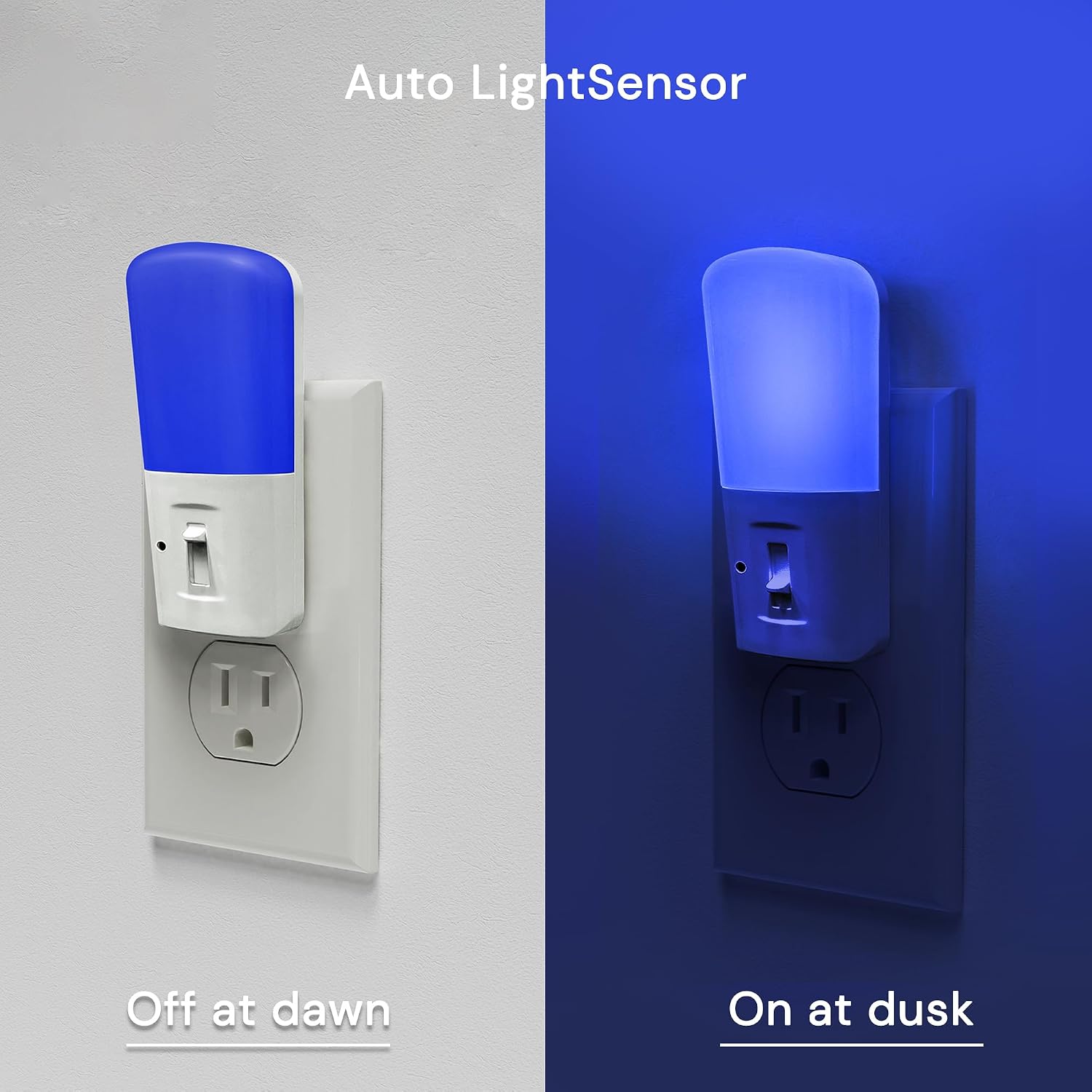 LOHAS-LED Plug in Night Light, Dimmable LED Night Lights Dusk to Dawn 2Pack