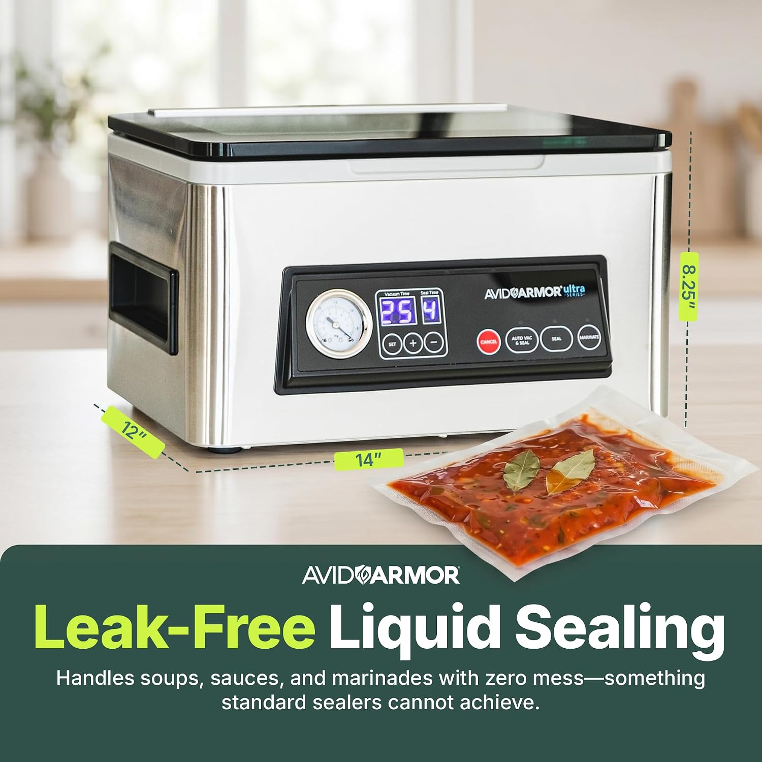 Avid Armor USV20 Chamber Vacuum Sealer Machine – High-Volume 11.5” Sealer