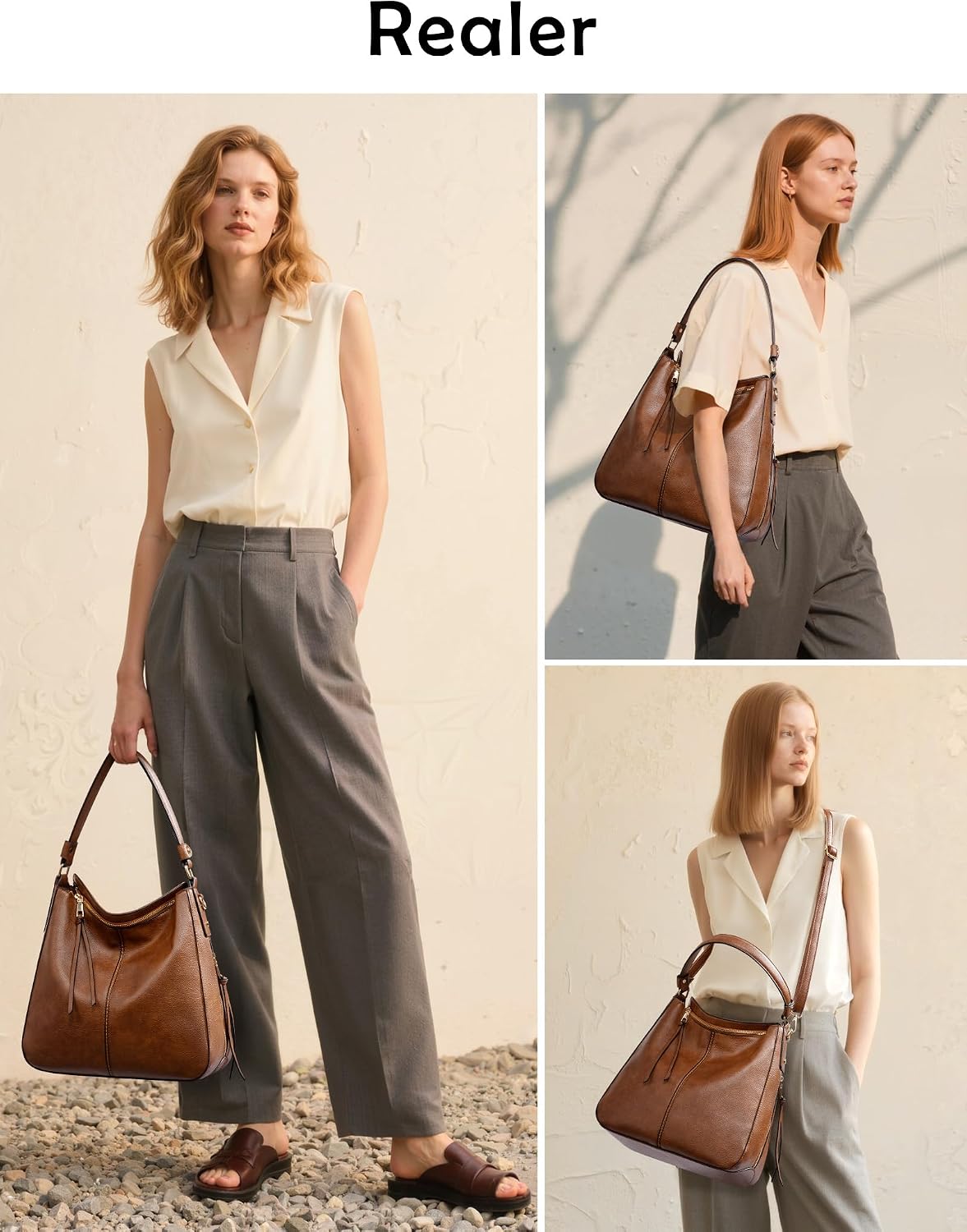 Hobo Crossbody Bag for Women, Designer Shoulder Purse Handbags
