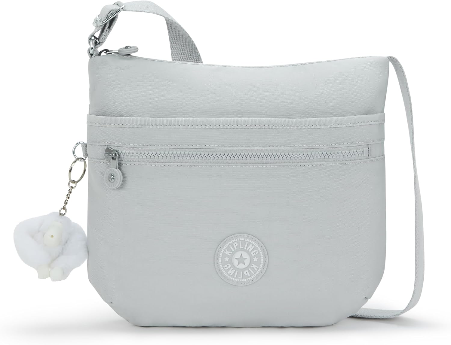 Kipling Womens Arto Crossbody Bag, Black Noir, 11.25 L X 10.25 H X 1.5 D US