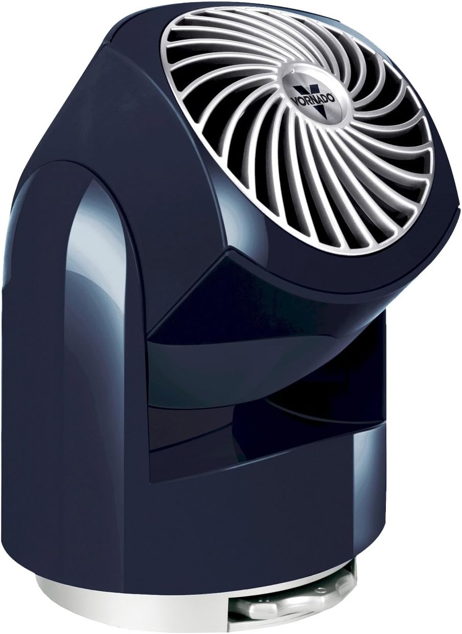 Vornado Flippi V6 Compact Air Circulator Fan, Quiet Portable Travel Fan for Desk or Bedroom, Adjustable Head, 2 Speeds, Bliss Blue