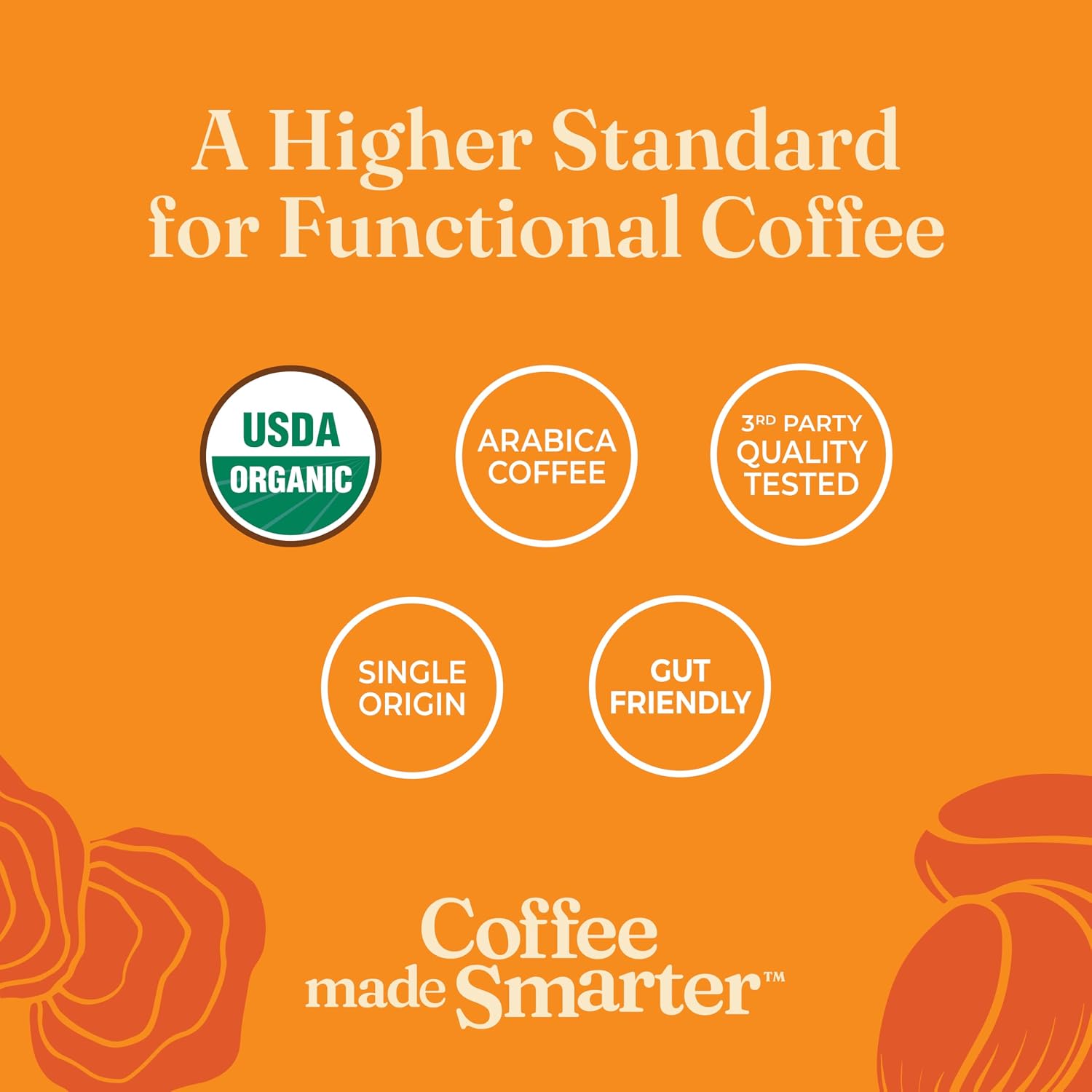 Four Sigmatic Mushroom Mix Coffee Lion's Mane | Focus | Pack of 3 (30 Packets Total)