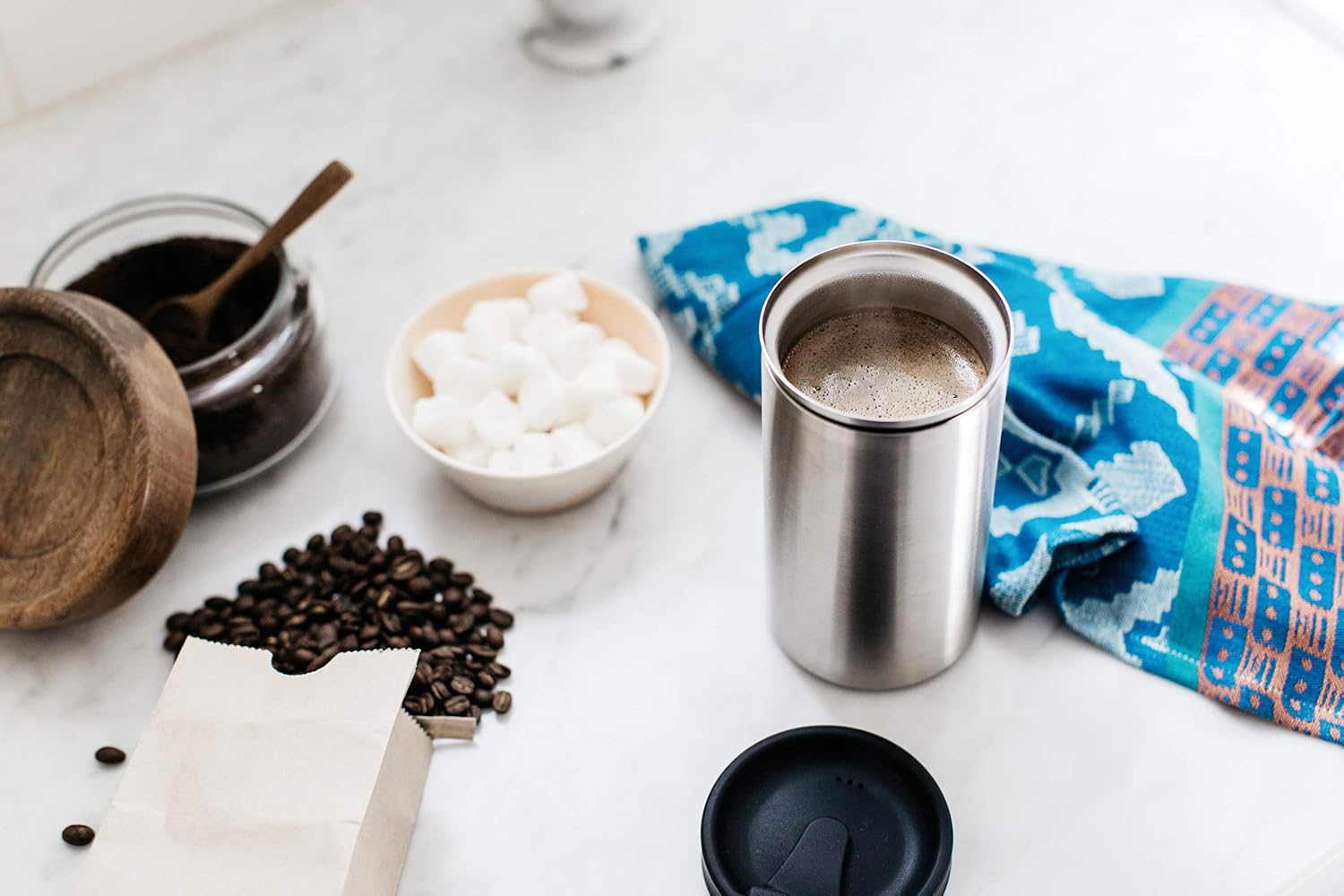 PRESSE by Bobble French Coffee Press Insulated Travel Tumbler 13 oz Black | Yes