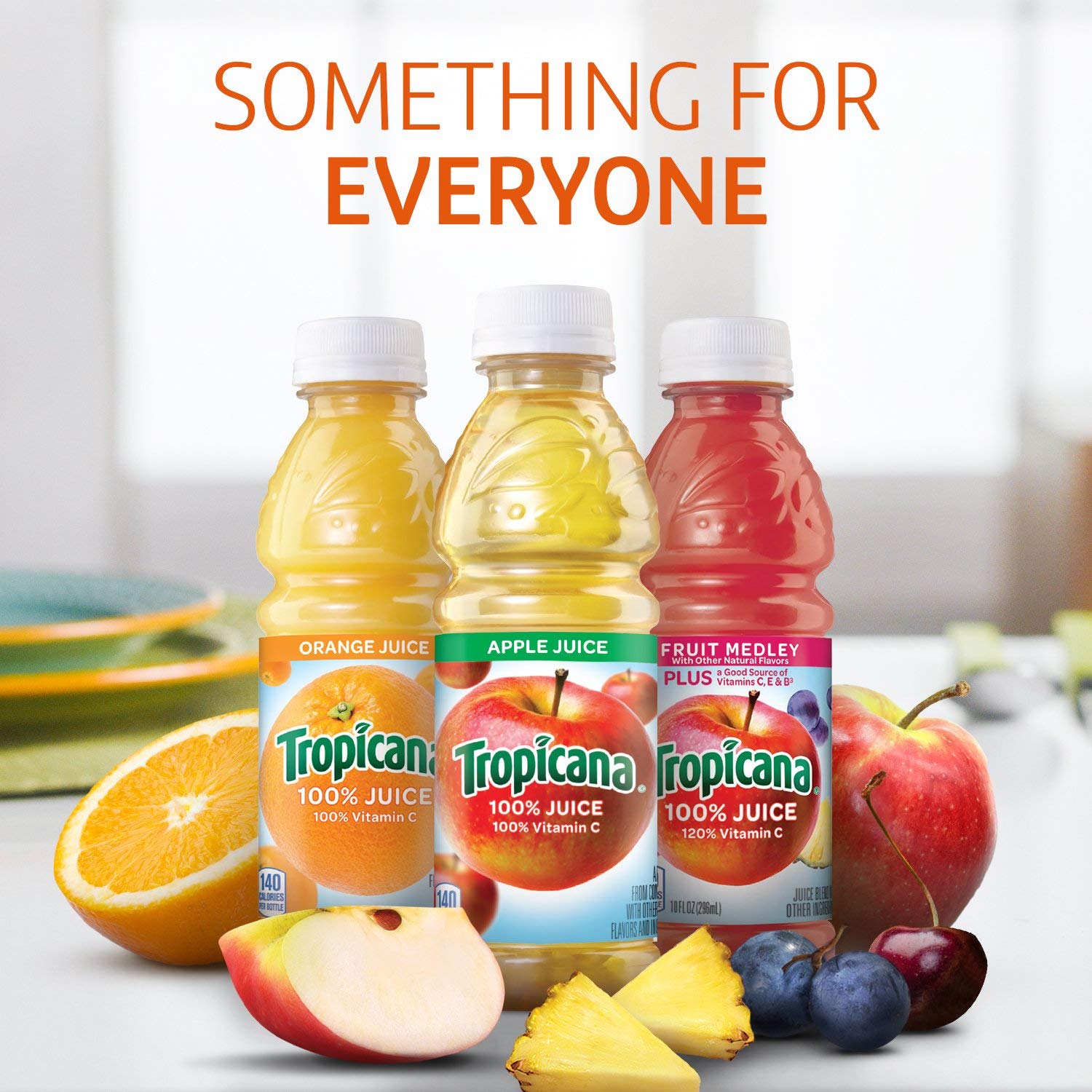 Tropicana Pineapple Peach Mango 100% Juice, 24-pack, 10 fl oz bottles