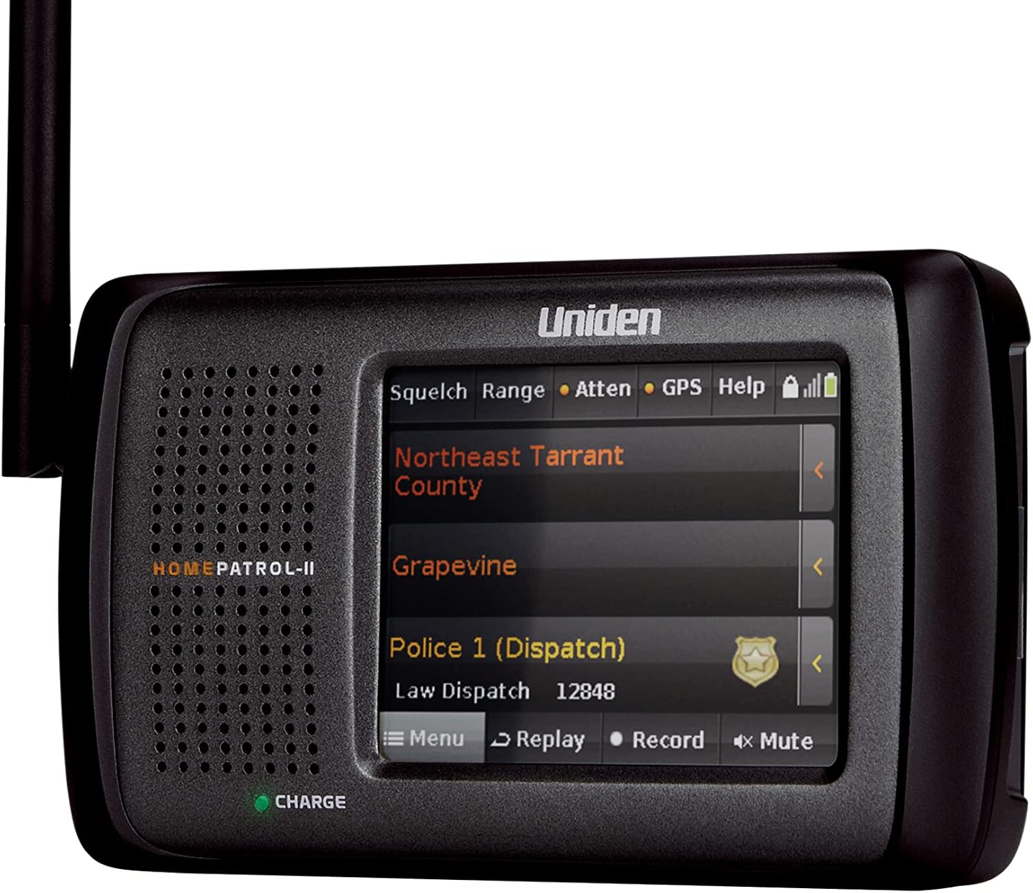 Uniden HomePatrol-2 Color Touchscreen Simple Programing Digital Scanner, TrunkTracker V and S, A, M, E, Emergency/Weather Alert, Digital Capable