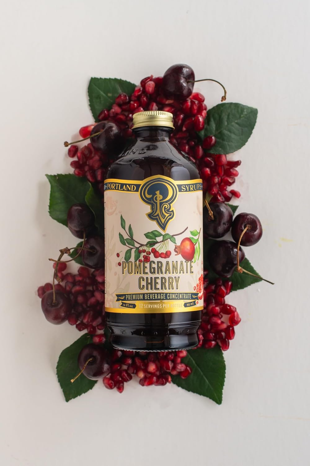 Portland Syrups Marionberry Syrup for Cocktails, 12 oz, 12 Servings