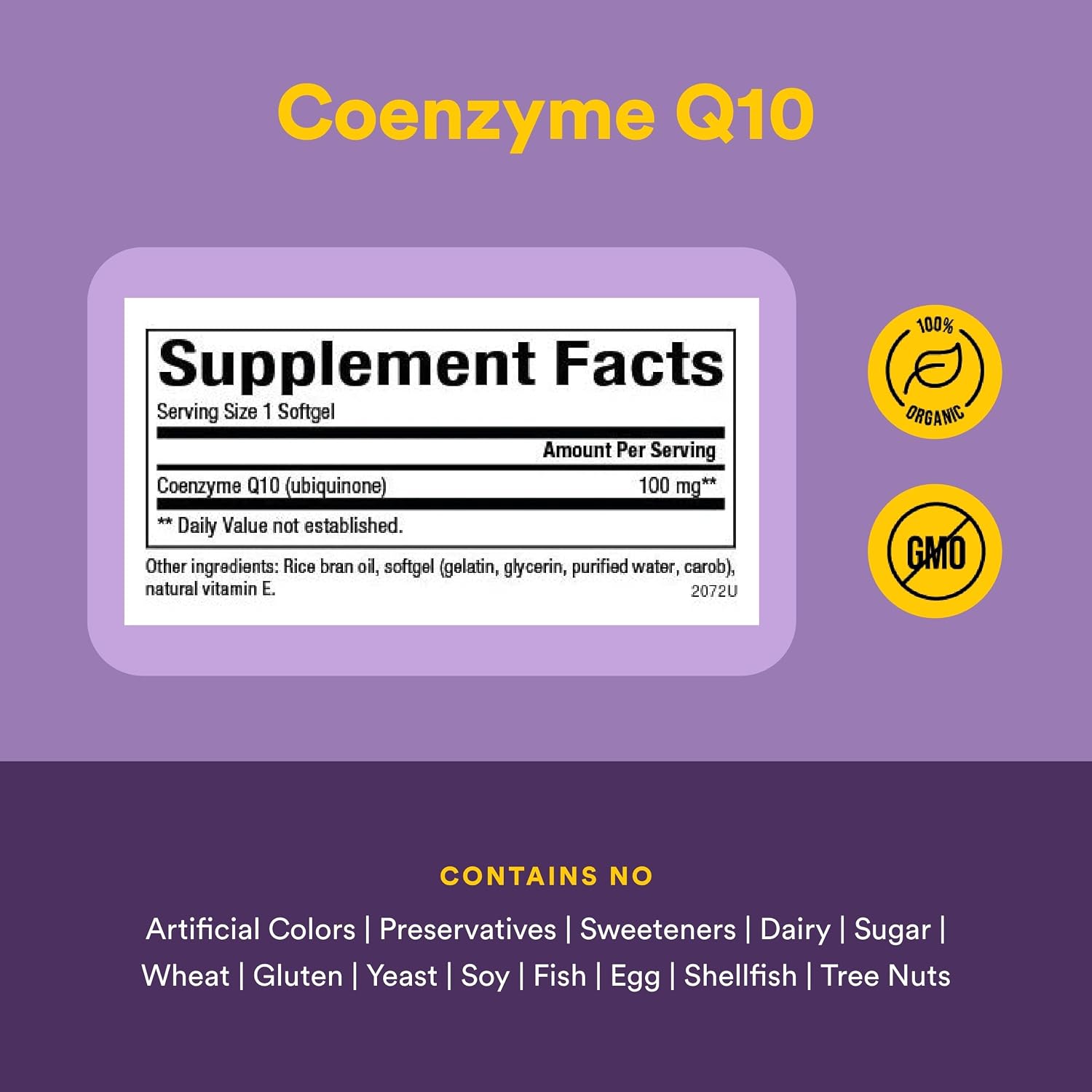 Natural Factors Coenzyme Q10 - Antioxidant Support Supplement Supports Cellular Energy Production - Better Absorption Aids Healthy Heart Function
