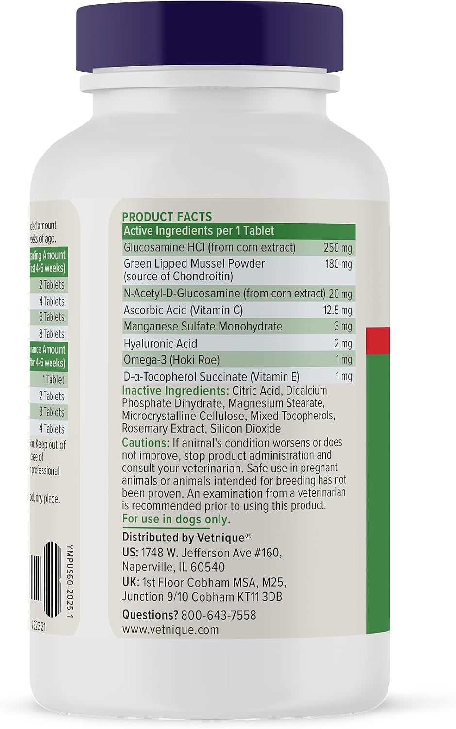 YuMOVE Dog Hip & Joint Supplement, Regular Strength 60 Chewable Tablets | ActivEase Green Lipped Mussel, Glucosamine for Dogs, Hyaluronic Acid & Omega 3 Joint Supplement, NASC Certified