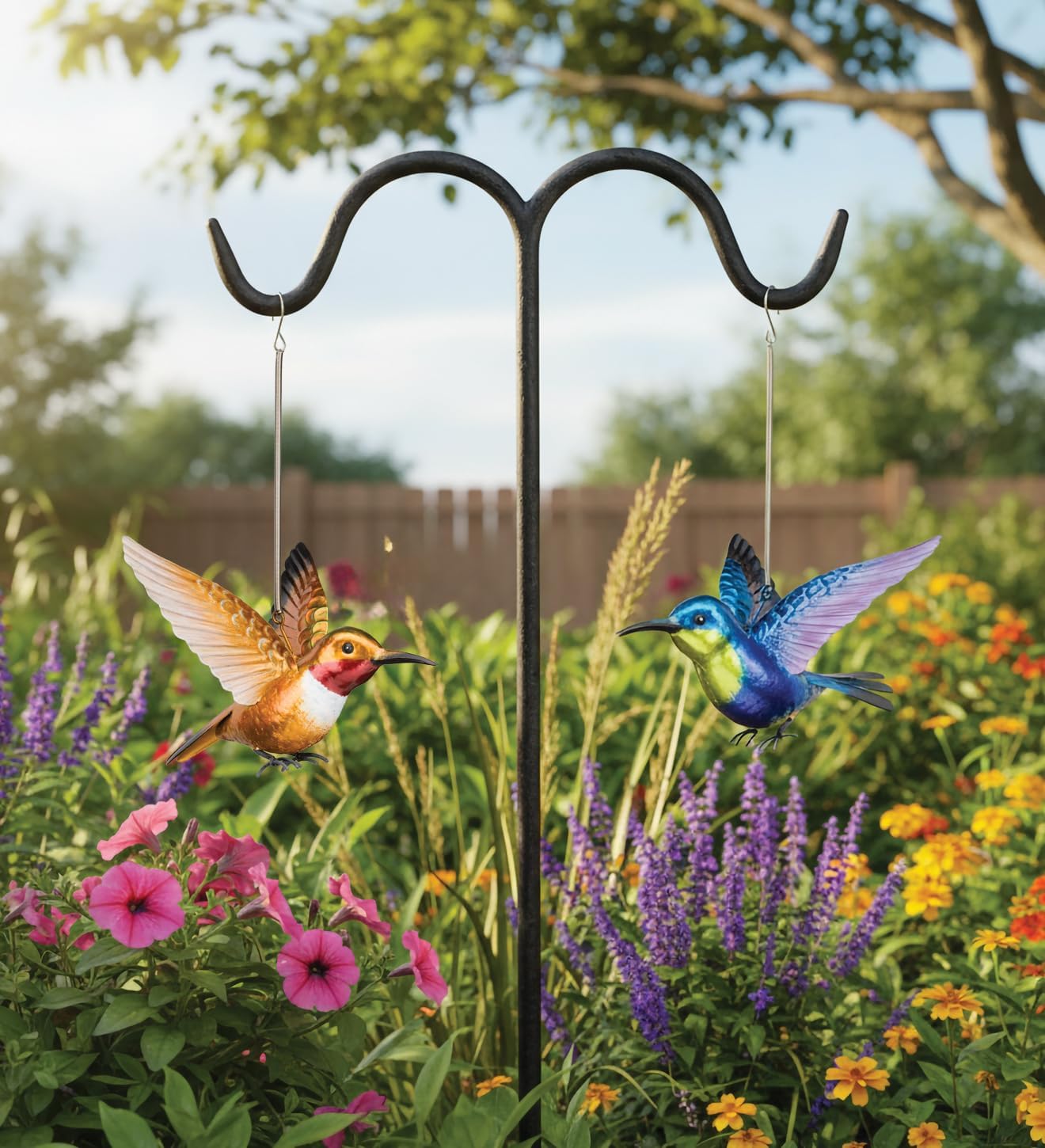 Regal Art & Gift Bird Bouncie, Hand-Painted Metal Spring Garden Decor