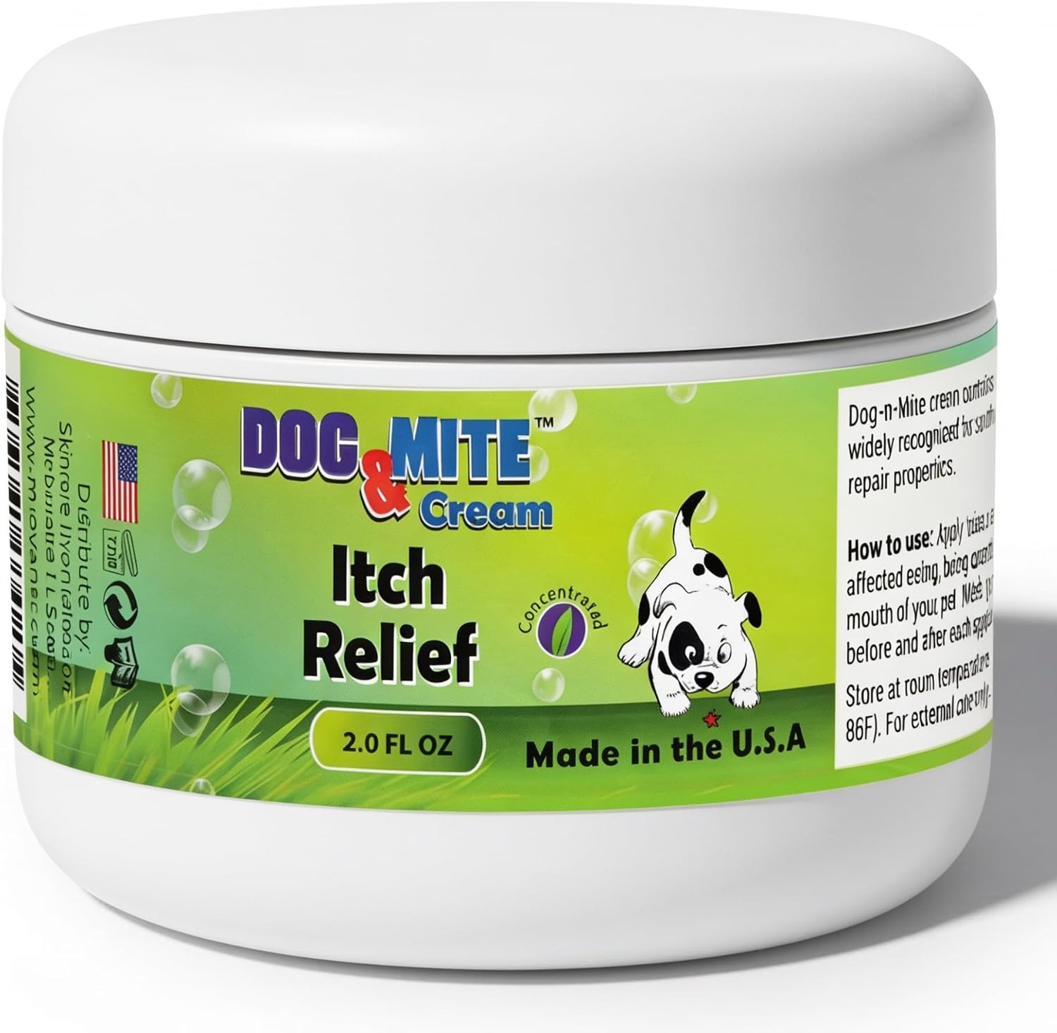 Dogs Mite Demodex Mange Healing Itching Skin Relief Cream, Dry, Itchy Skin Soothing Ointment