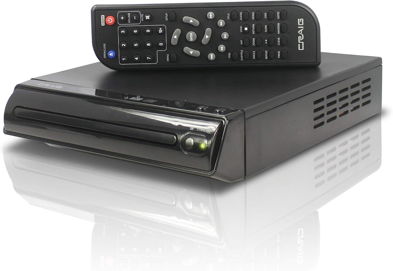 Craig Compact DVD/JPEG/CD-R/CD-RW/CD Player with Remote (CVD512a) (Renewed)
