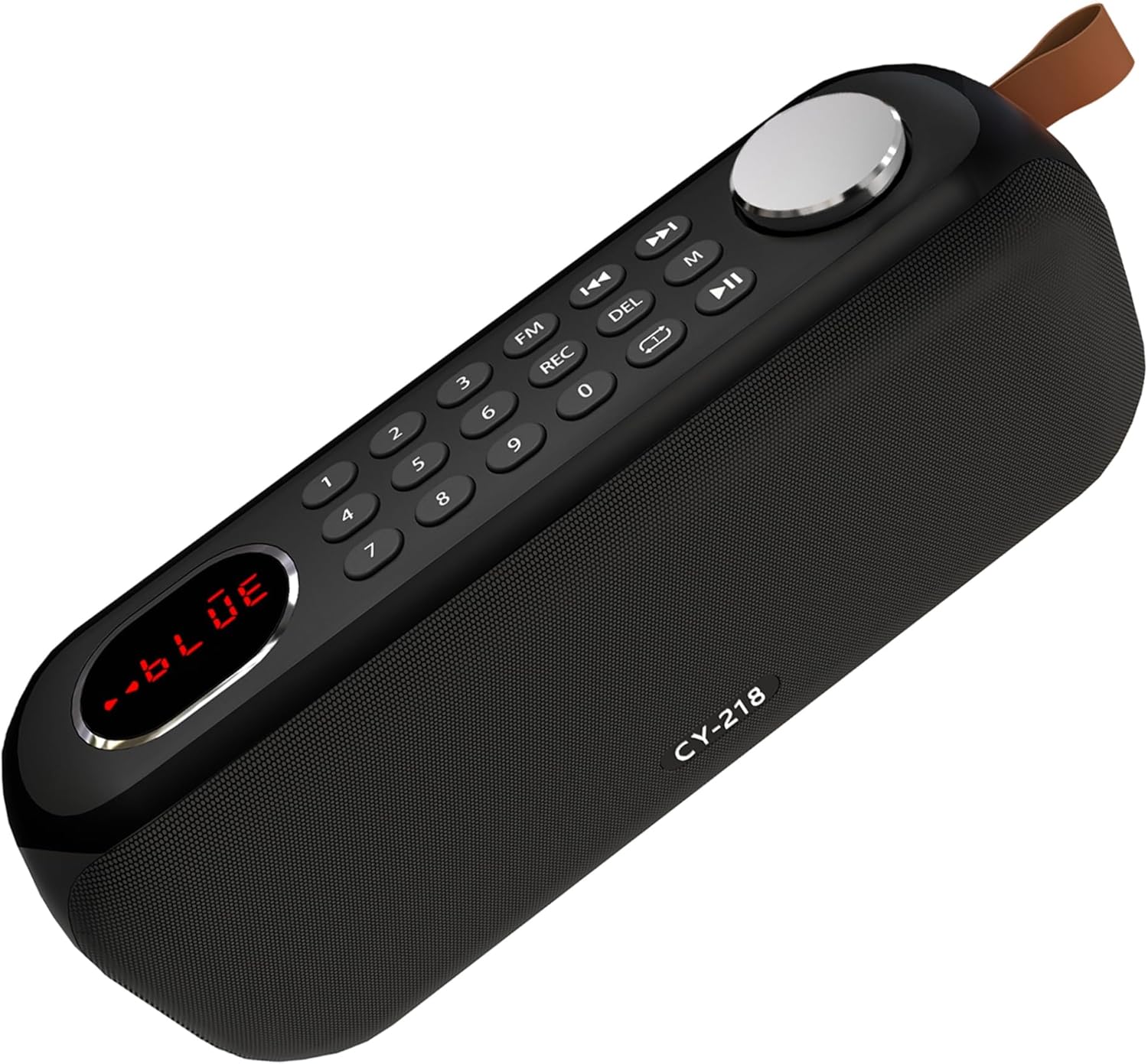 Portable Bluetooth Speaker FM Radio Digital, Support USB/SD Card MP3 Music Player/AUX/REC, Build-in 3000mAh Rechargeable Battery
