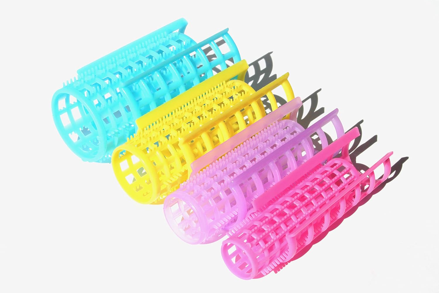 Self Grip Holding Rollers Hairdressing Curlers Hair Design Sticky Cling Style For DIY Or Salon By Kamay's (30mm/1.2" Medium Size 12PCS)