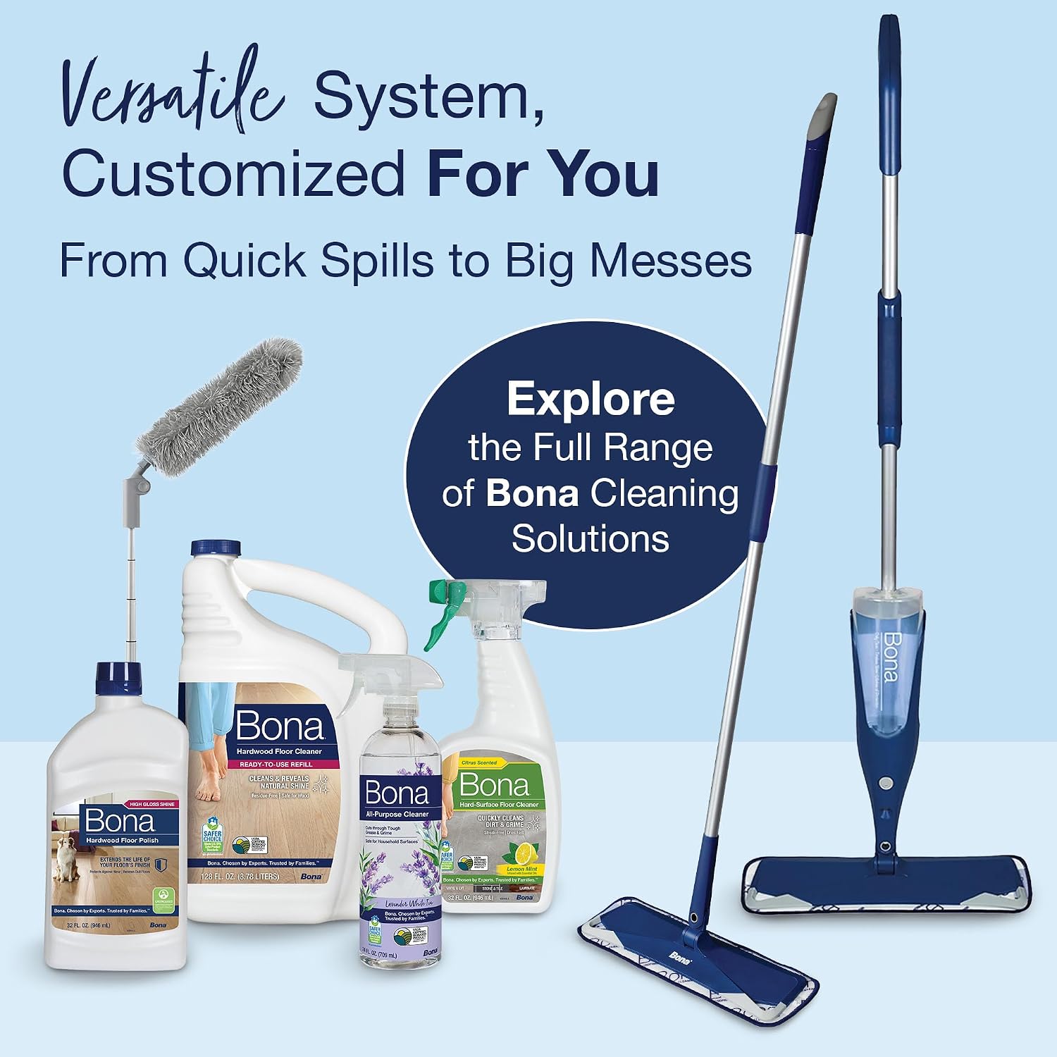 Bona Premium Sweep & Clean Mop for Multi-Surface floors