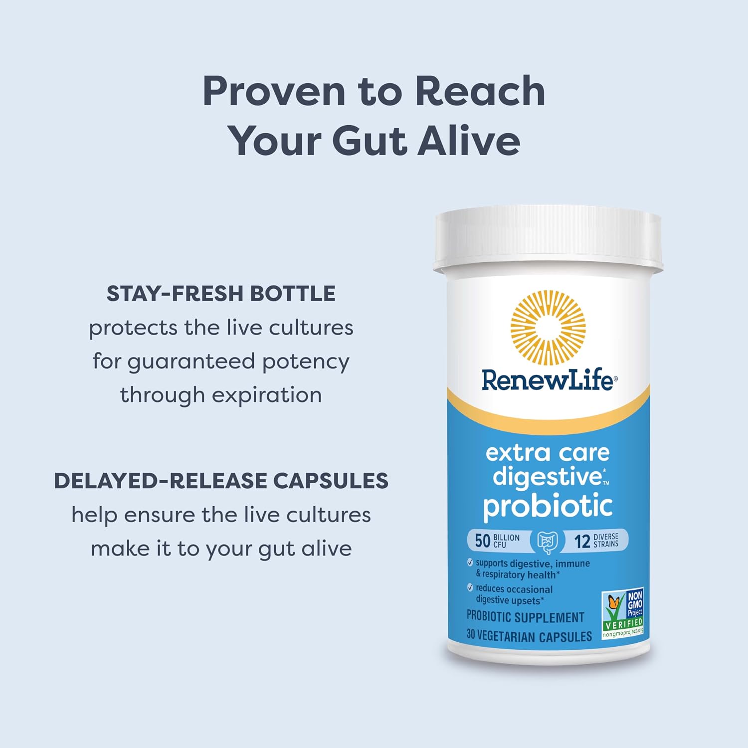 Renew Life Ultimate Flora Probiotic 80 Billion CFU | 31 Strains