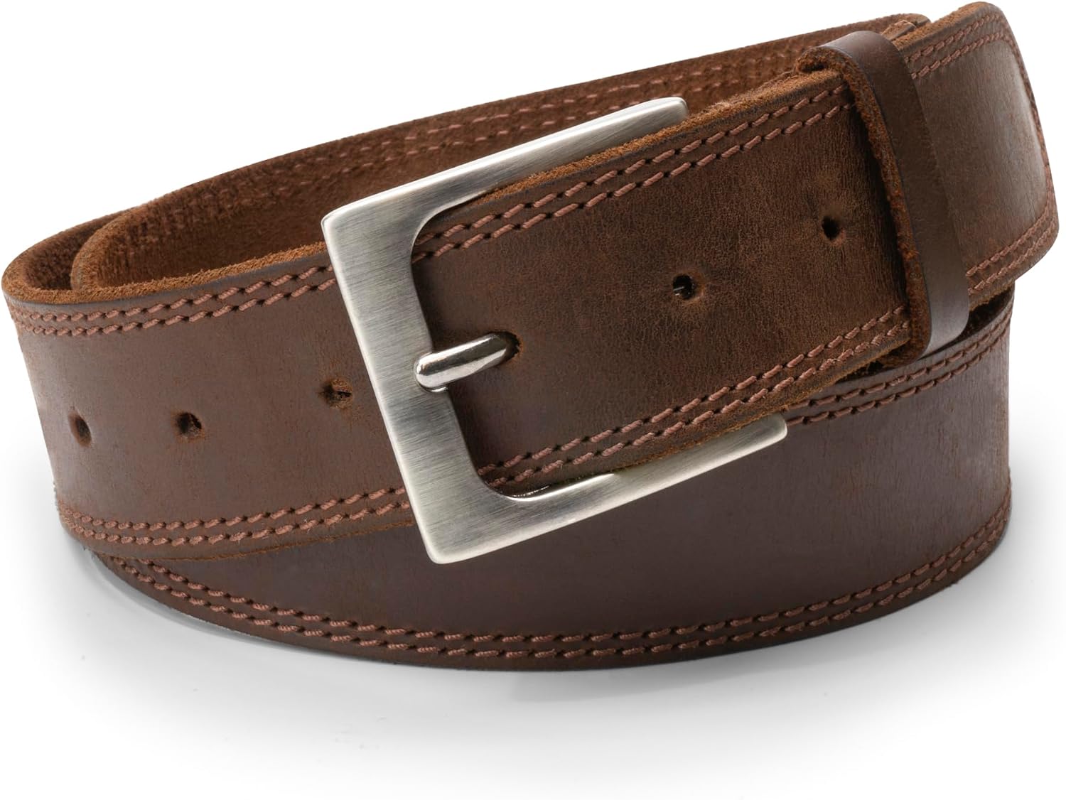 Hide & Drink Rugged Full Grain Leather Belt - Durable Men's Belt for Jeans, Western, Casual & Dress, Mens Belts for Men