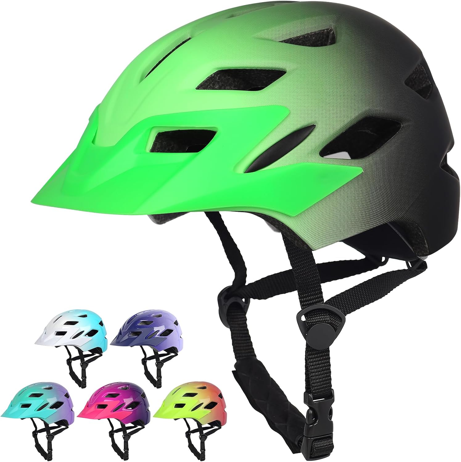 Kids Bike Helmet with LED Light for Youth Teen Toddler Boys Girls