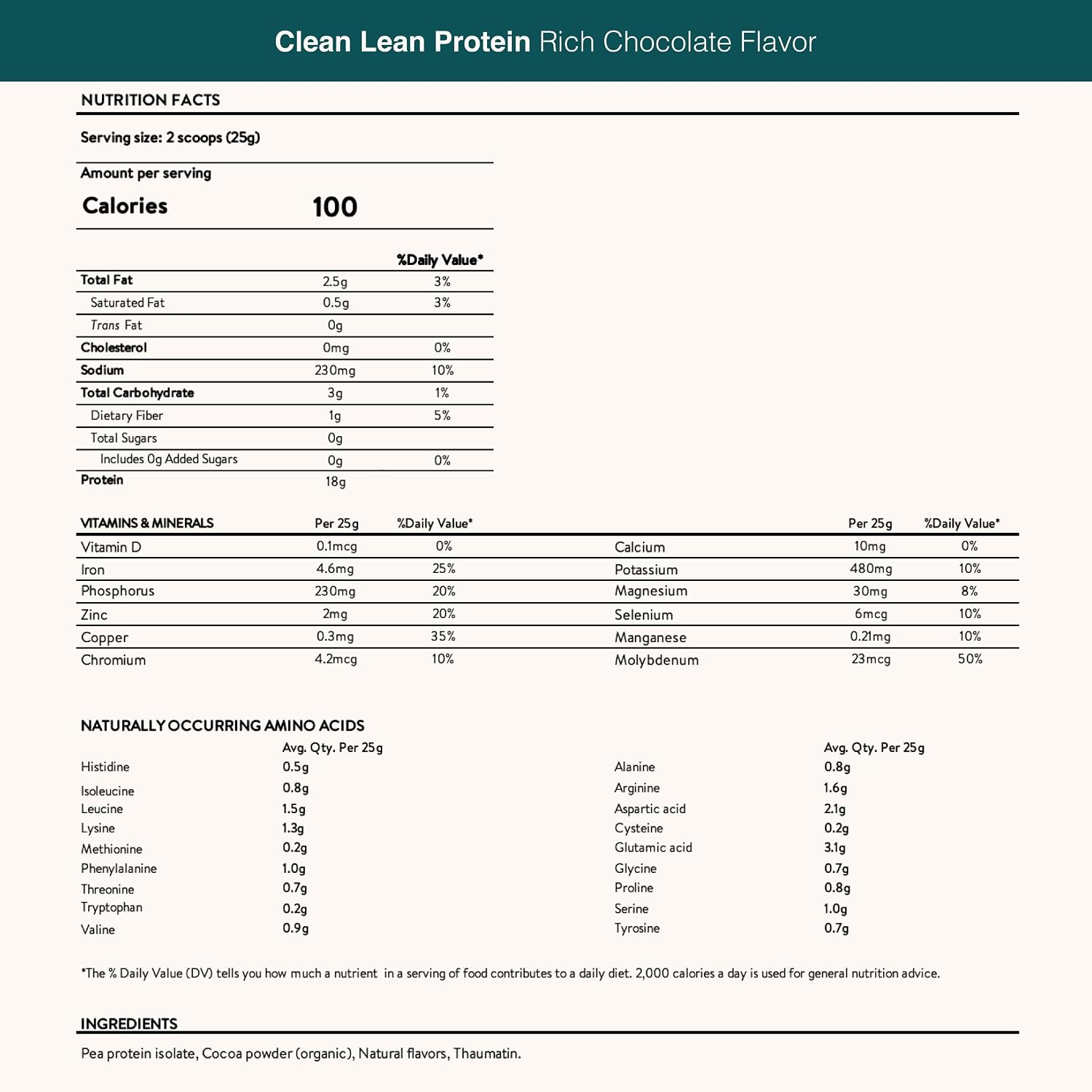 Nuzest Clean Lean Protein - Vegan Pea Protein Powder Rich Chocolate 1.1 lb | 20 Servings with 18g Protein Plant Based Protein Powder, Only 4 Ingredients, Dairy Free, Gluten Free, GMO Free, Protein Shake