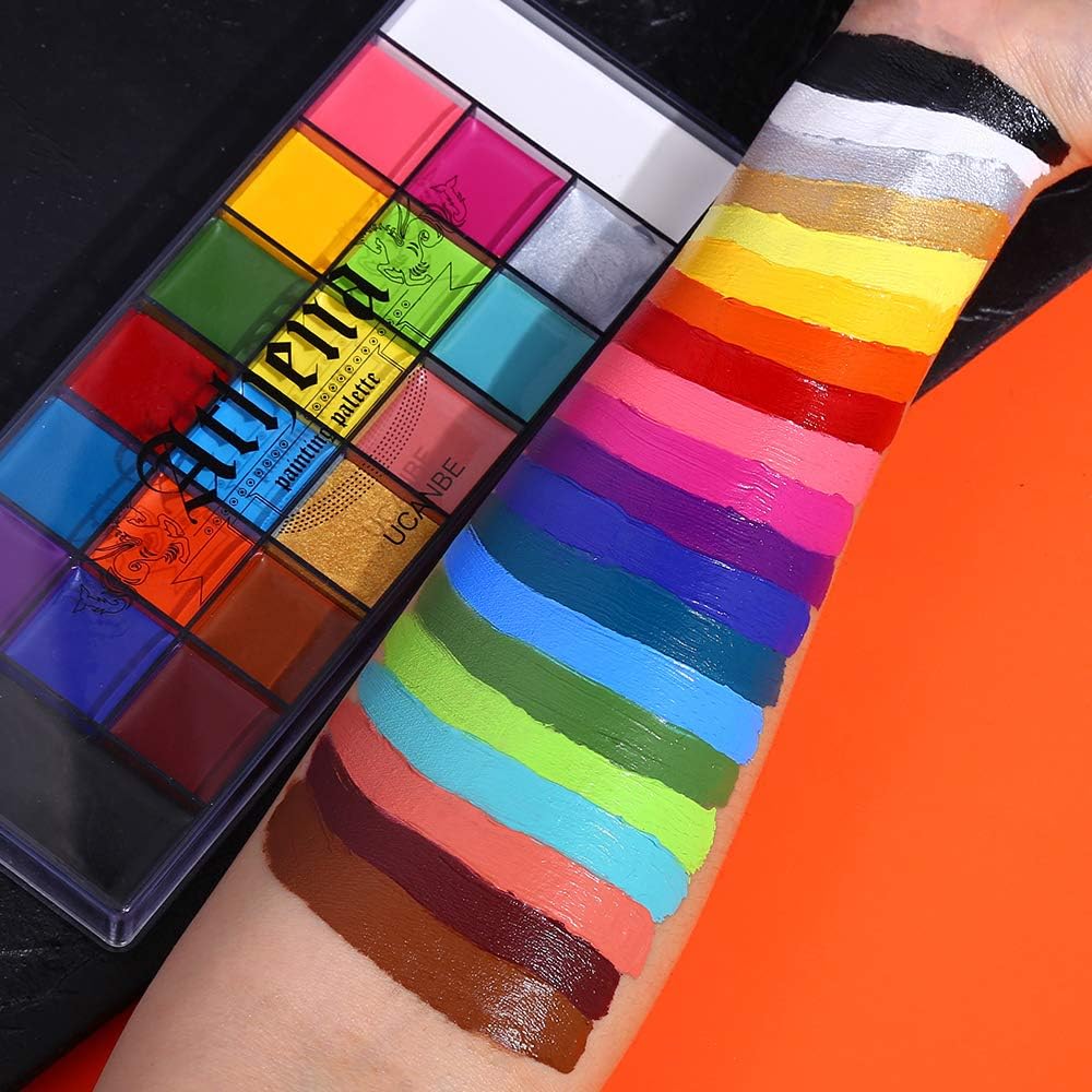 UCANBE Athena Face Body Paint Oil Palette