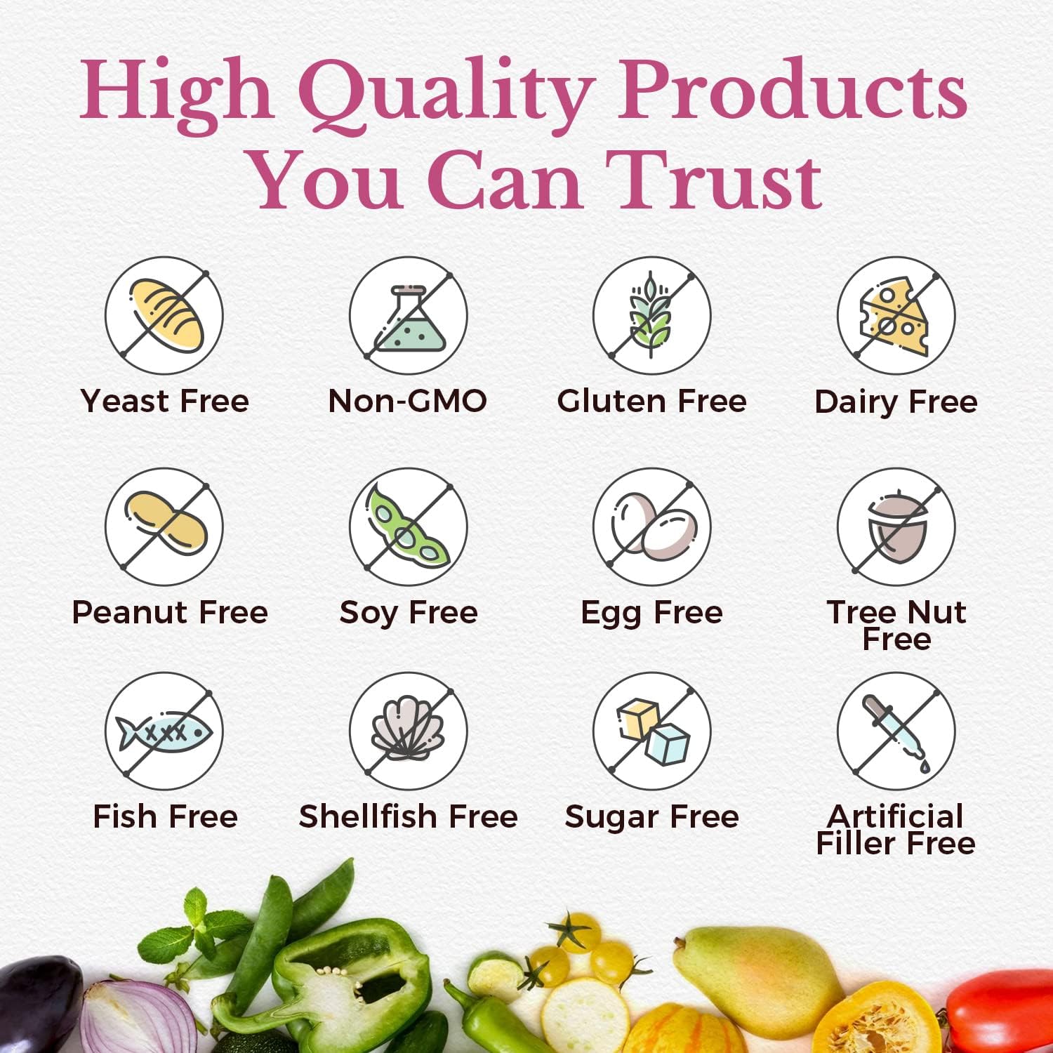 Vitalitown Probiotics for Women 120 Billion CFUs, 30 Strains, with Prebiotics & Digestive Enzymes & Cranberry, Gut & Vaginal Health