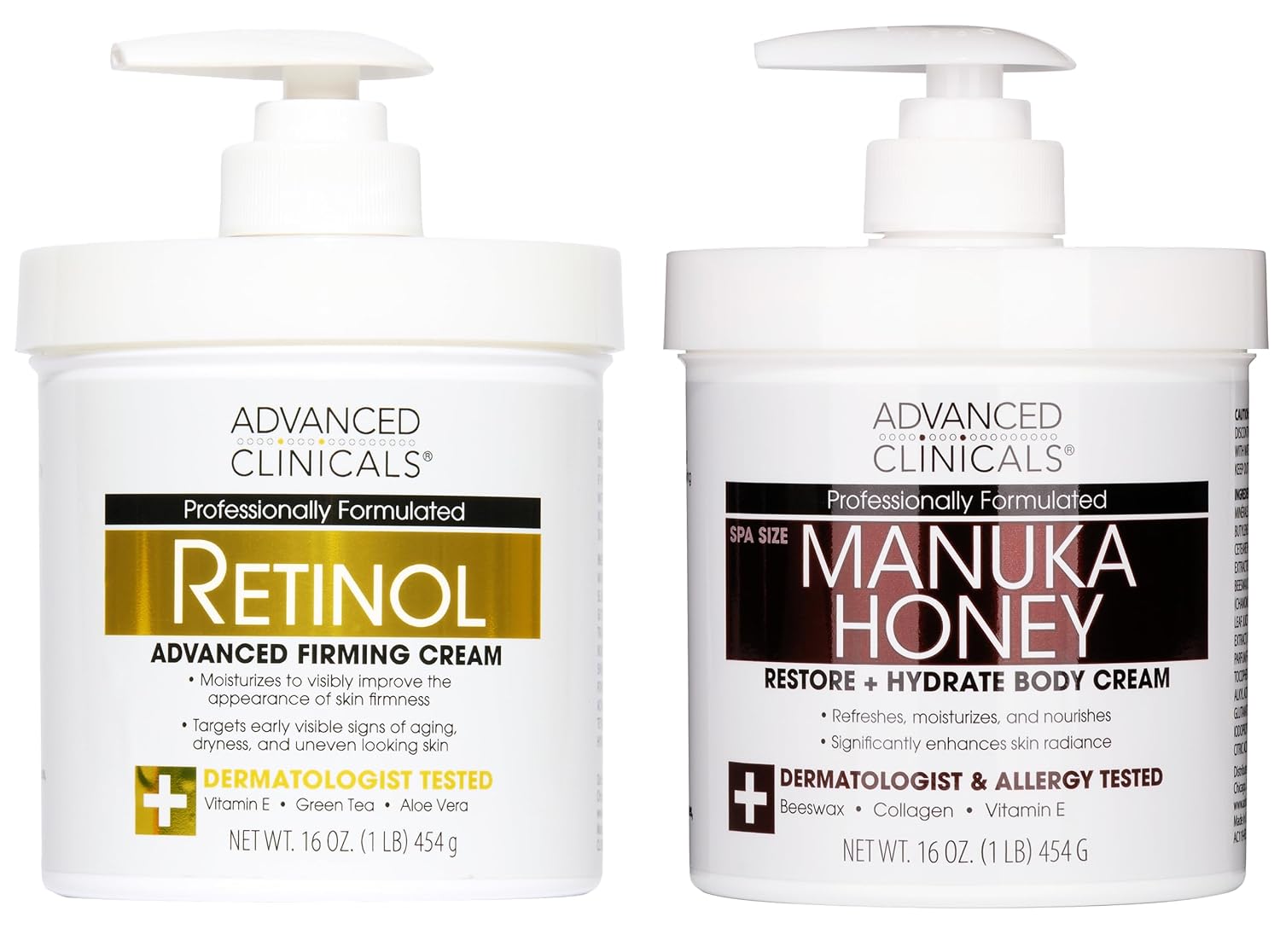 Advanced Clinicals Coconut Oil Body Cream For Women & Men | Hydrating Coconut Lotion For Extremely Dry Skin | Visible Anti Aging Body Butter Skin Care Balm Moisturizer For Hand, Heel, Feet, 16 Ounce
