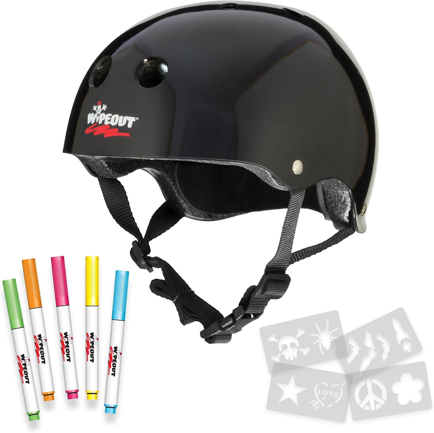 Dry Erase Kids Helmet – Ideal for Bike, Skate, Scooter, in-Line Skating and Rollerblading