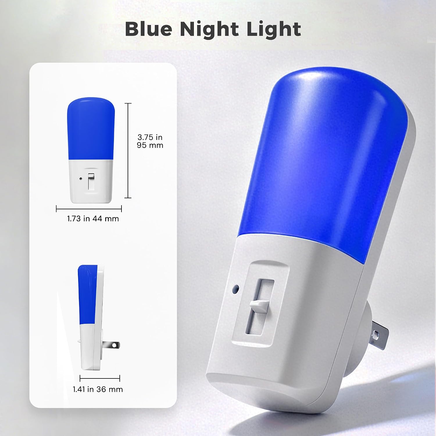 LOHAS-LED Plug in Night Light, Dimmable LED Night Lights Dusk to Dawn 2Pack