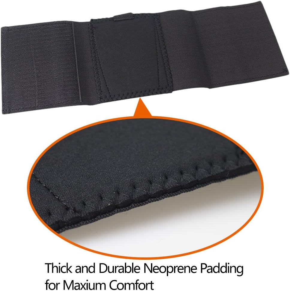 Ankle Holster with Padding for Concealed Carry with Elastic Secure Strap Pistol Concealment for Women Men Fits for Small to Medium Frame Pistols and