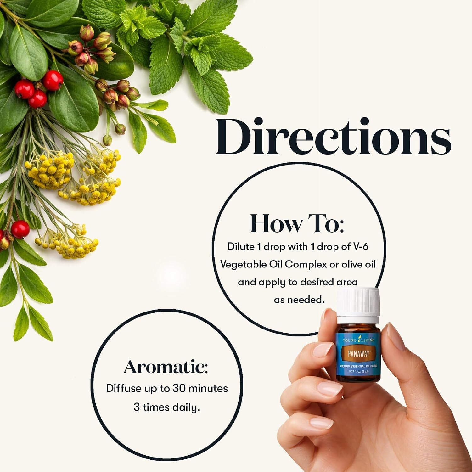 Young Living Thieves Vitality Essential Oil Blend | 5 ml | Warm Spicy Herbal Aroma for Diffusers, Massage & Aromatherapy | Clove, Lemon, Cinnamon, Eucalyptus & Rosemary Blend | Seed to Seal Quality